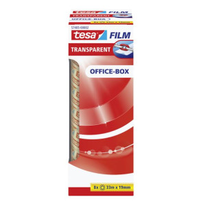 Taśma Biurowa Tesafilm Przezroczysta Tesa 19mm X 33m 8szt