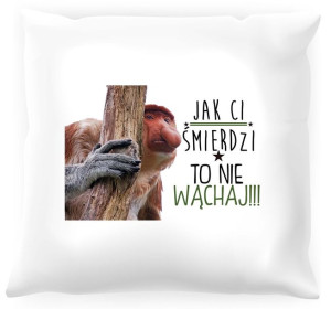 Poduszka z nosaczem -  Jak Ci śmierdzi to nie wąchaj