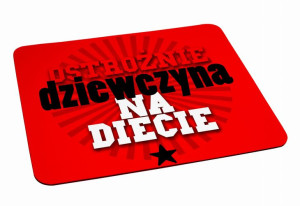 Podkładka pod myszkę Dziewczyna na diecie