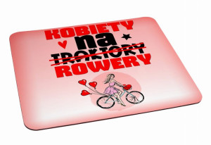 Podkładka pod myszkę Kobiety na rowery