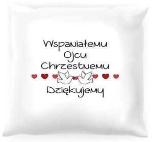 Poduszka -  Podziękowania dla ojca chrzestnego #03