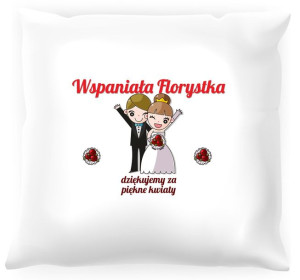 Poduszka -  Podziękowania dla florystki #01