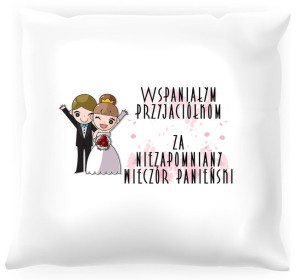 Poduszka personalizowana -  Podziękowania dla przyjaciółek #02