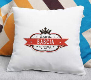 Poduszka Najlepsza Babcia  100% satysfakcji