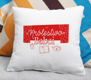 Poduszka Królestwo Babci