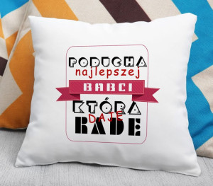 Poduszka Babcia, która daje radę