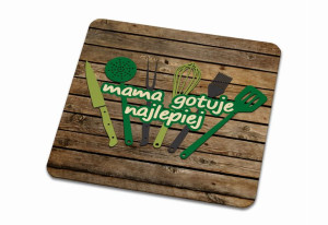 Podkładka pod kubek dla Mamy Mama gotuje najlepiej
