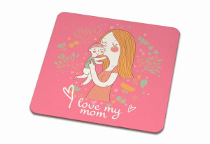 Podkładka pod kubek dla Mamy I love my mom
