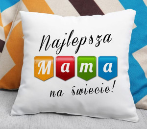 Poduszka Najlepsza mama na świecie #01