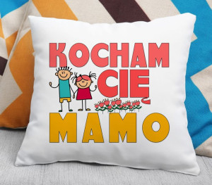 Poduszka Kocham Cię mamo