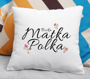 Poduszka Boska Matka Polka