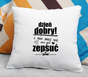 Poduszka Dzień dobry