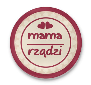 Lusterko okrągłe dla Mamy Mama rządzi