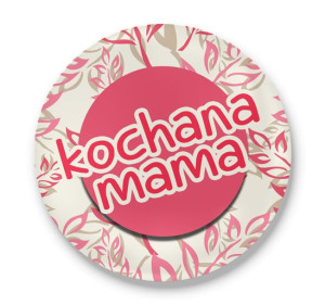 Lusterko okrągłe dla Mamy Kochana mama