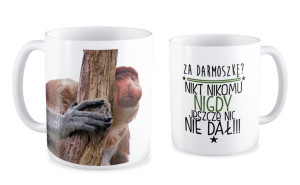 Kubek z nosaczem Za darmoszkę