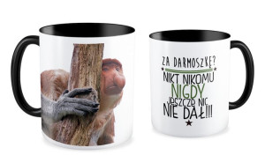 Kubek z nosaczem Za darmoszkę