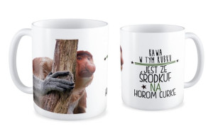 Kubek z nosaczem Ze środkuf na horom curke