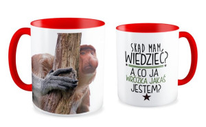 Kubek z nosaczem A co ja wróżka jestem