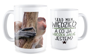 Kubek z nosaczem A co ja wróżka jestem