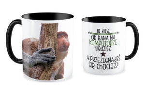 Kubek z nosaczem A przeżegnałeś się chociaż