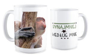 Kubek z nosaczem Bynajmniej