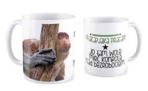 Kubek z nosaczem Jaka praca