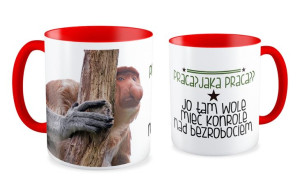 Kubek z nosaczem Jaka praca