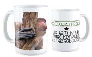 Kubek z nosaczem Jaka praca