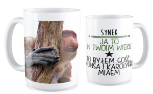 Kubek z nosaczem Ja w Twoim wieku