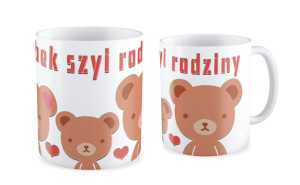 Kubek dla Mamy Kubek szyi rodziny