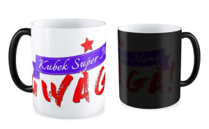 Kubek dla Mamy Uwaga kubek super mamy