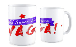 Kubek dla Mamy Uwaga kubek super mamy