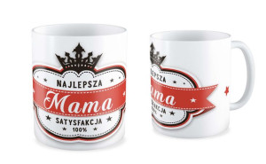Kubek dla Mamy Najlepsza mama 100% satysfakcji