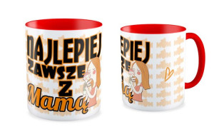 Kubek dla Mamy Najlepiej zawsze z mamą