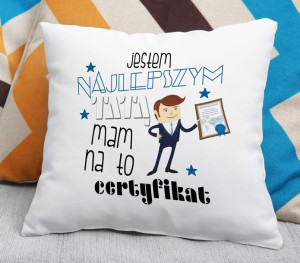 Poduszka Jestem najlepszym tatą