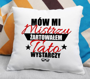 Poduszka Mów mi mistrzu