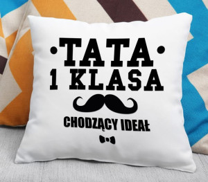Poduszka Tata pierwsza klasa