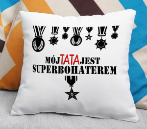 Poduszka Mój tata jest superbohaterem