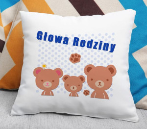 Poduszka Głowa rodziny