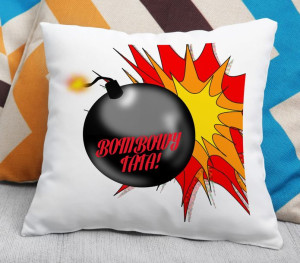 Poduszka Bombowy tata #02