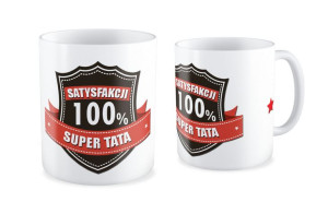 Kubek dla Taty Super tata 100% satysfakcji