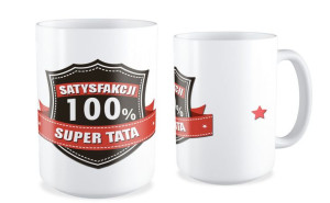 Kubek dla Taty Super tata 100% satysfakcji