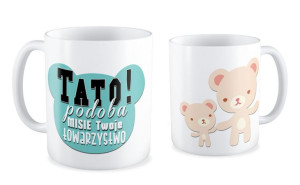 Kubek dla Taty Podoba MISIE Twoje towarzystwo