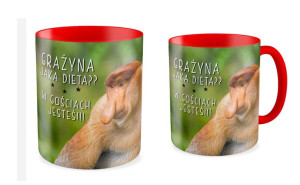 Kubek z nosaczem Jaka dieta? W gościach jesteś!