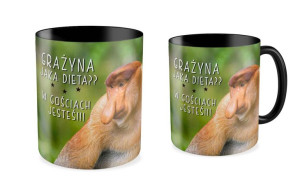 Kubek z nosaczem Jaka dieta? W gościach jesteś!