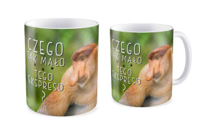 Kubek z nosaczem Tak mało tego ekspresso