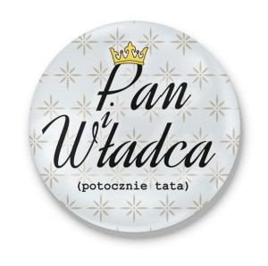 Magnes z otwieraczem z nadrukiem dla Taty Pan i władca
