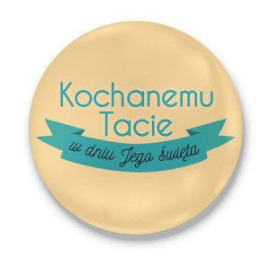 Magnes z otwieraczem z nadrukiem dla Taty Kochanemu tacie