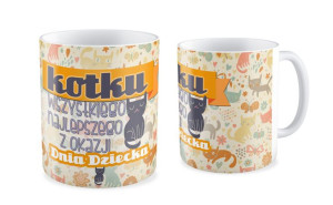 Kubek dla dziecka Kotku wszystkiego najlepszego z okazji dnia dziecka