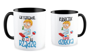 Kubek dla dziecka Tak na prawde to ja tu rządze